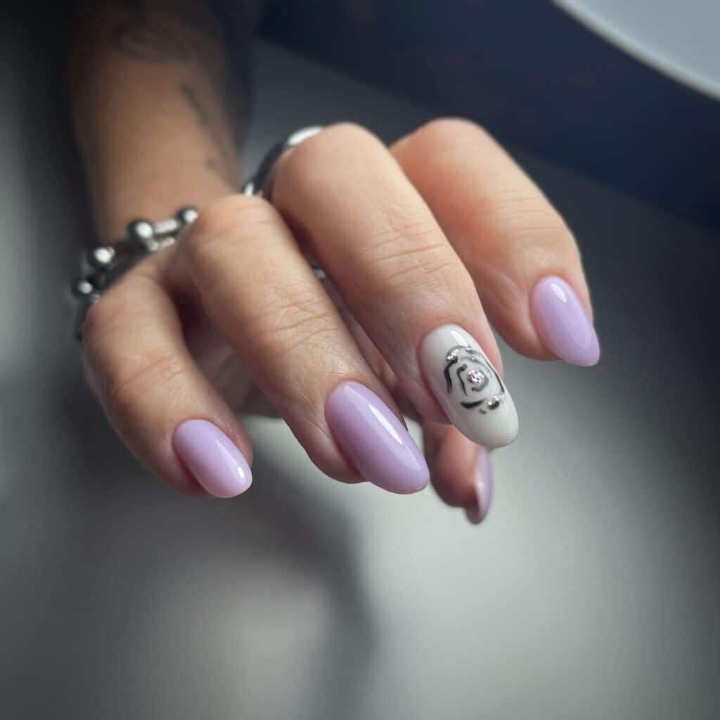 Nail art réalisé par Jeanne'Art, prothésiste ongulaire à Villeneuve-Loubet