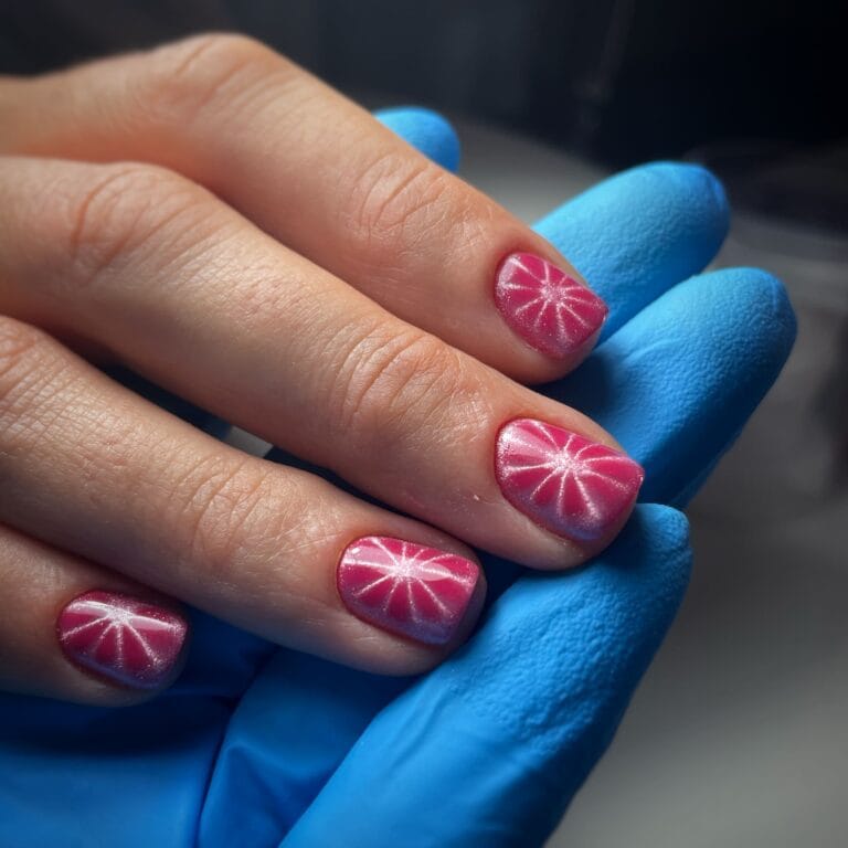 Pose de vernis semi-permanent par Jeanne'Art, prothésiste ongulaire à Villeneuve-Loubet